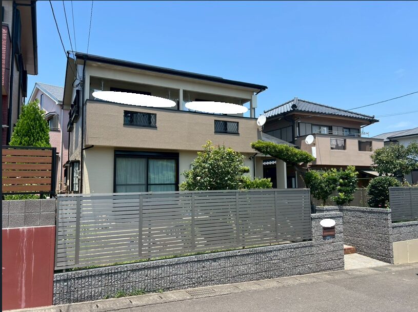 伊敷台　外壁塗装・ベランダトップ工事