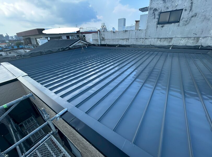 新栄町　屋根塗装工事