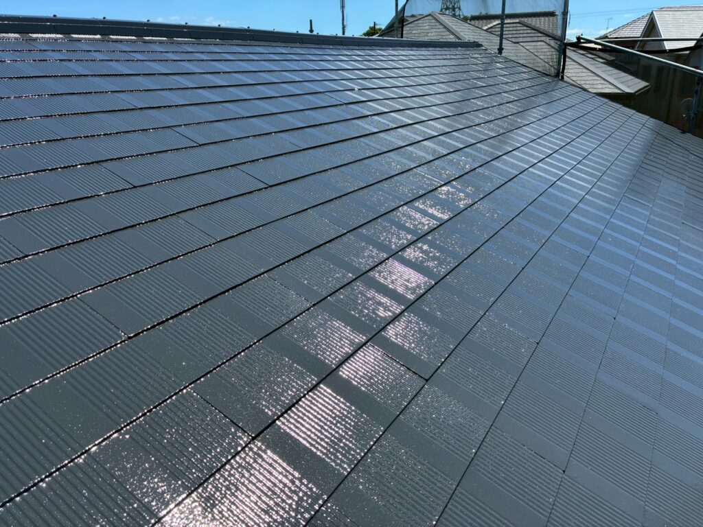 伊敷台　屋根塗装・樋交換取付け工事