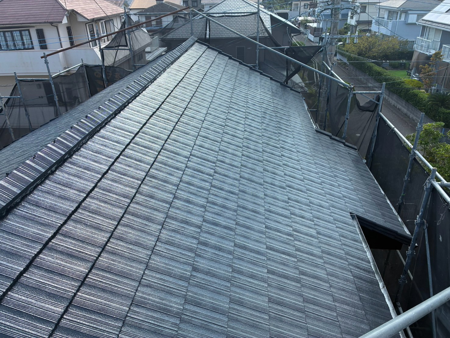 皇徳寺　屋根塗装工事